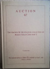NAC – NUMISMATICA ARS CLASSICA. Auction no. 67. The Archer M. Huntington Collection of Roman Gold Coins. Part I. Zurich 17 October 2012. Cartonato ed....