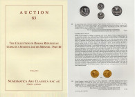NAC – NUMISMATICA ARS CLASSICA. Auction 83. The collection of Roman Republican coins of a Student and his mentor, part III. Buono stato