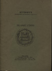 SOTHEBY’S. – London, 12 – July, 1984. Islamic Coins. Nn.492, tavv 6. Ril editoriale, buono stato, lista prezzi Agg.