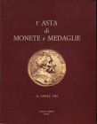 VARESI CLELIO. Asta 1. Pavia, 26 – Aprile, 1984. Monete romane, medioevali e medaglie. pp. 99, nn. 494 + 46, ill nel testo. ril. ed. buono stato raro....