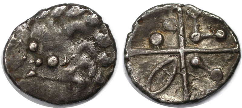 Keltische Münzen. BOHEMIA UND SÜDDEUTSCHLAND. Quinar ca. 1. Jhdt. v. Chr. Silber...