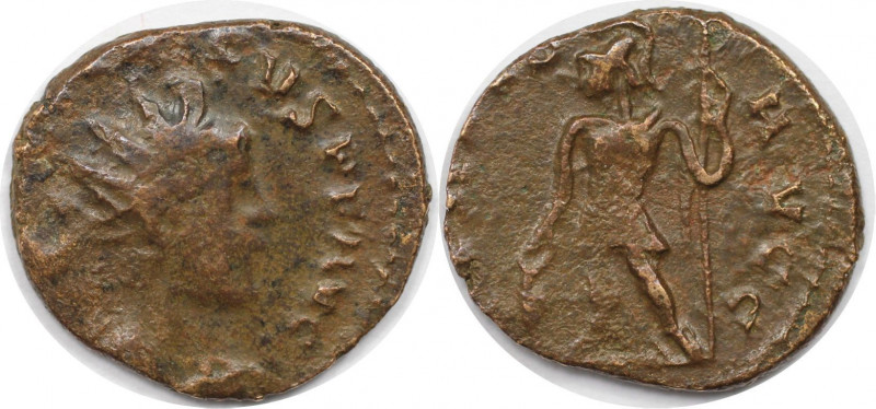 Römische Münzen, MÜNZEN DER RÖMISCHEN KAISERZEIT. Antoninianus ND. Bronze. 2,88 ...