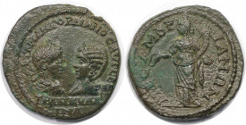Römische Münzen, MÜNZEN DER RÖMISCHEN KAISERZEIT. Thrakien, Mesembria. Gordianus III. Pius und Tranquillina. Ae 27, 238-244 n. Chr. (10.71 g. 26 mm) V...