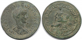 Römische Münzen, MÜNZEN DER RÖMISCHEN KAISERZEIT. Pisidia, Antiochia. Gordianus III. Ae 35, 238-244 n. Chr. (26.50 g. 36 mm) Vs.: IMP CAES M ANT GORDI...