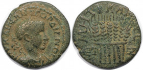 Römische Münzen, MÜNZEN DER RÖMISCHEN KAISERZEIT. Cappadocia, Caesarea. Gordianus III. Ae 22, Jahr 7 (ЄТ-Z) = 243-244 n. Chr. (5.72 g. 22 mm) Vs.: Kop...