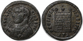 Römische Münzen, MÜNZEN DER RÖMISCHEN KAISERZEIT. Licinius I. (308 - 324 n. Chr). Follis (2.93 g. 19.5 mm). Vs.: IMP LICINIVS AVG, gepanzerte und drap...