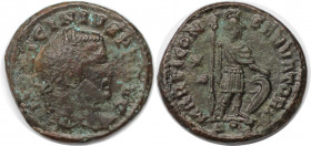 Römische Münzen, MÜNZEN DER RÖMISCHEN KAISERZEIT. Licinius I. (308-324 n. Chr). Follis (3,44 g. 20 mm). Vs.: IMP LICINIVS PF AVG, Büste n. r. Rs.: MAR...