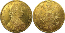 RDR – Habsburg – Österreich, KAISERREICH ÖSTERREICH. Franz Joseph I. (1848-1916). 4 Dukaten 1894, Wien. Gold. 13,96 g. Jaeger 345, Frühwald 487, Herin...