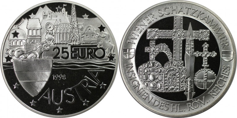 RDR – Habsburg – Österreich, REPUBLIK ÖSTERREICH. Wiener Schatzkammer. Medaille ...