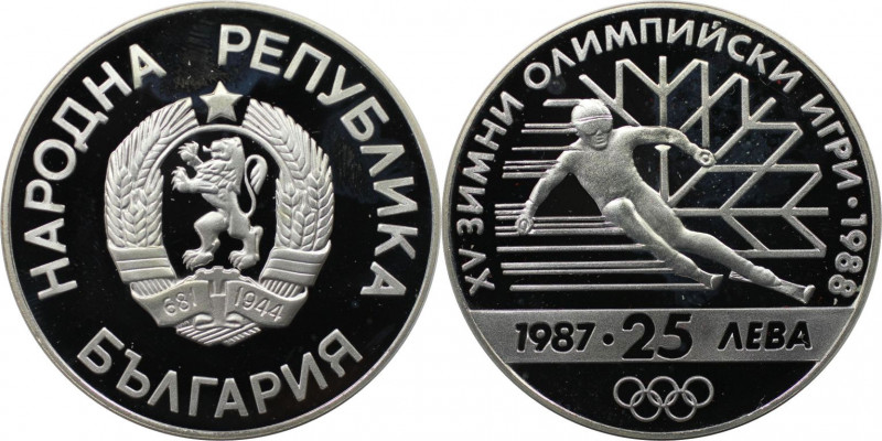 Europäische Münzen und Medaillen, Bulgarien / Bulgaria. Olympische Spiele 1988 i...