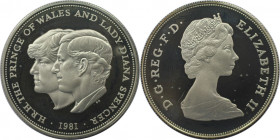Europäische Münzen und Medaillen, Großbritannien / Vereinigtes Königreich / UK / United Kingdom. Königliche Hochzeit von Prinz Charles und Lady Diana....