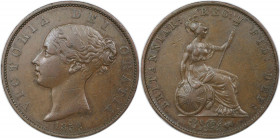Europäische Münzen und Medaillen, Großbritannien / Vereinigtes Königreich / UK / United Kingdom. Victoria (1837-1901). 1/2 Penny 1838, Kupfer. KM 726....