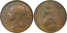 Europäische Münzen und Medaillen, Großbritannien / Vereinigtes Königreich / UK / United Kingdom. Victoria (1837-1901). 1/2 Penny 1853, Kupfer. KM 726....