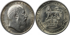Europäische Münzen und Medaillen, Großbritannien / Vereinigtes Königreich / UK / United Kingdom. Edward VII. (1901-1910). 1 Shilling 1902, Silber. 0.1...