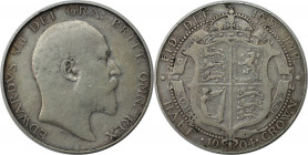 Europäische Münzen und Medaillen, Großbritannien / Vereinigtes Königreich / UK / United Kingdom. Edward VII. (1901-1910). 1/2 Crown 1904, Silber. KM 8...