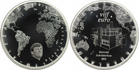 Europäische Münzen und Medaillen, Niederlande / Netherlands. Rietveld. 5 Euro 2013, Silber. Polierte Platte