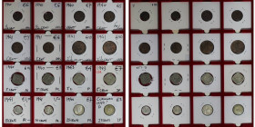 Europäische Münzen und Medaillen, Niederlande / Netherlands, Lots und Sammlungen. 2х1/2 Cent 1940, 2х1 Cent 1940, 2х1 Cent 1941, 2х2 1/2 Cents 1941, 2...