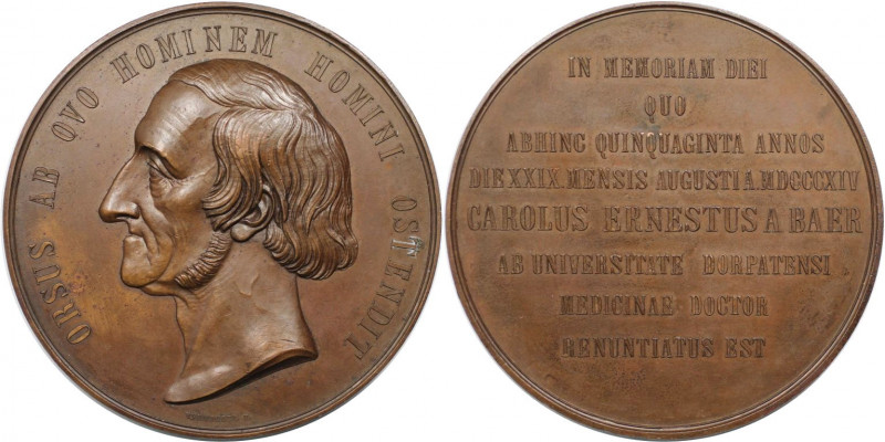 Russische Münzen und Medaillen, Alexander II. (1854-1881). Bronzemedaille ND (18...