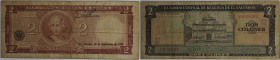 Banknoten, El Salvador. 2 Colones 1972. P.91. III