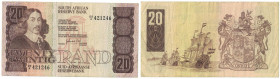 Banknoten, Südafrika / South Africa. 20 Rand ND (1982-1985). Pick 121c. II