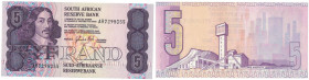 Banknoten, Südafrika / South Africa. 5 Rand ND (1989-1990). Pick 119d. I
