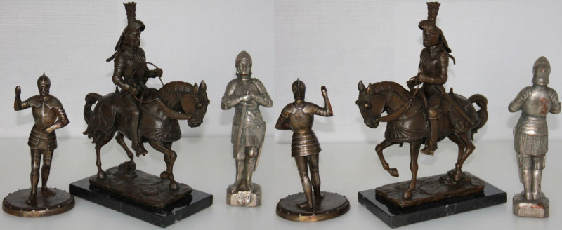 Kunst und Antiquitäten / Art and antiques. Sammlung von Rittern. Figur Reiter zu...