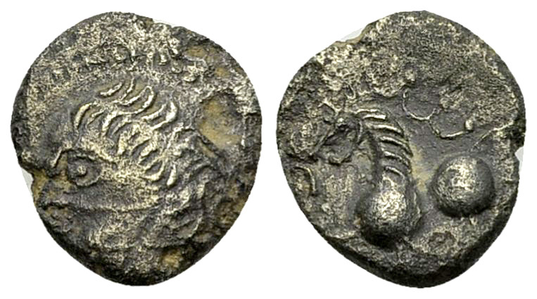 Rauraci AR Quinarius, Ninno/horse type 

Celtic Gaul. Rauraci. AR Quinarius (1...
