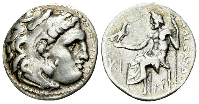 Alexander III AR Drachm, Lampsakos (?) 

Kingdom of Macedon. Alexander III 'th...