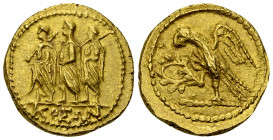 Koson AV Stater, c. 50-25 BC 

Scythian Dynasts. Koson (c. 50-25 BC ?). AV Stater (19-20 mm, 8.61 g), Olbia (?).
 Obv. Roman Consul, togate, walkin...