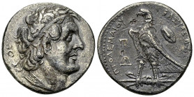 Ptolemaios II Philadelphos AR Tetradrachm, Alexandria 

Ptolemaic Kings of Egypt. Ptolemaios II Philadelphos (285-246 BC). AR Tetradrachm (27-28 mm,...