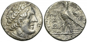 Ptolemaios II Philadelphos AR Tetradrachm, Ptolemais 

Ptolemaic Kings of Egypt. Ptolemaios II Philadelphos (285-246 BC). AR Tetradrachm (26-27 mm, ...