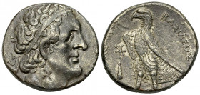 Ptolemaios II Philadelphos AR Tetradrachm, Tyre 

Ptolemaic Kings of Egypt. Ptolemaios II Philadelphos (285-246 BC). AR Tetradrachm (24-25 mm, 13.77...