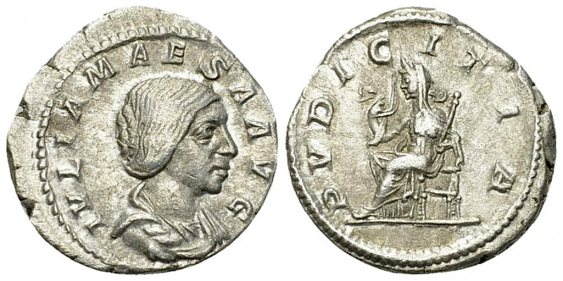 Iulia Maesa AR Denarius, Pudicitia reverse 

Elagabalus (218-222 AD) for Iulia...
