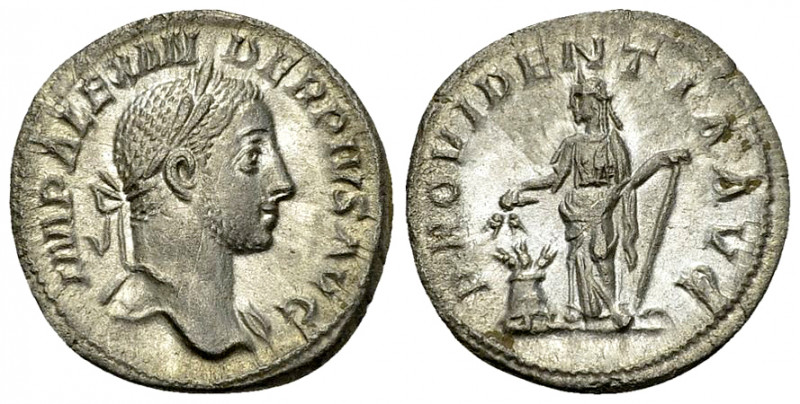 Severus Alexander AR Denarius, Providentia reverse 

Severus Alexander (222-23...