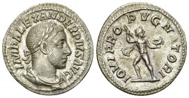Severus Alexander AR Denarius, Jupiter reverse 

Severus Alexander (222-235 AD). AR Denarius (20 mm, 3.08 g). Rome, 232 AD.
Obv. IMP ALEXANDER PIVS...