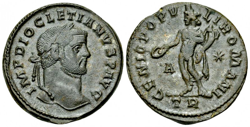 Diocletianus AE Nummus, Trier 

Diocletianus (284-305 AD). AE Nummus (26 mm, 1...