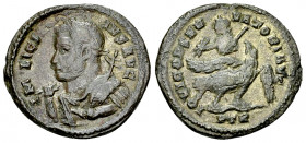 Licinius BI Argenteus, Trier 

Licinius I (308-324 AD). Billon Argenteus (18-19 mm, 3.12 g), Treveri , 1st officina, 318-319.
Obv. IMP LICINIVS AVG...