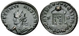 Constantinus II Caesar AE Nummus, London 

Constantinus I 'the Great' (306-337 AD) for Constantinus II Caesar. AE Nummus (18-20 mm, 3.30 g), Londini...