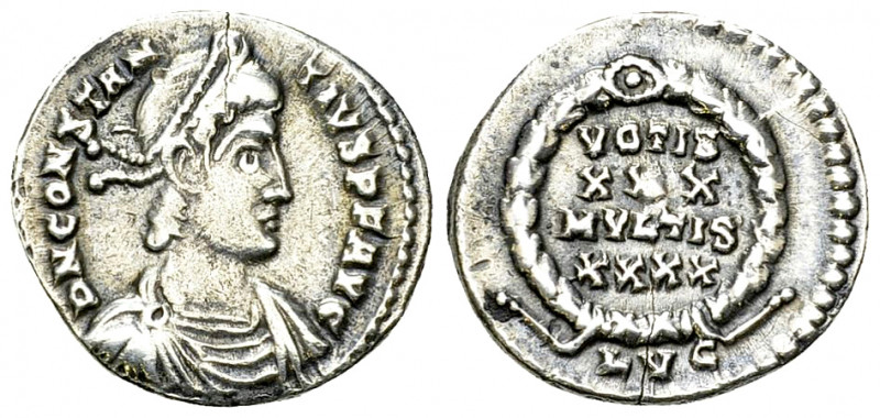 Constantius II AR Siliqua, Lugdunum 

Constantius II (337-361 AD). AR Siliqua ...