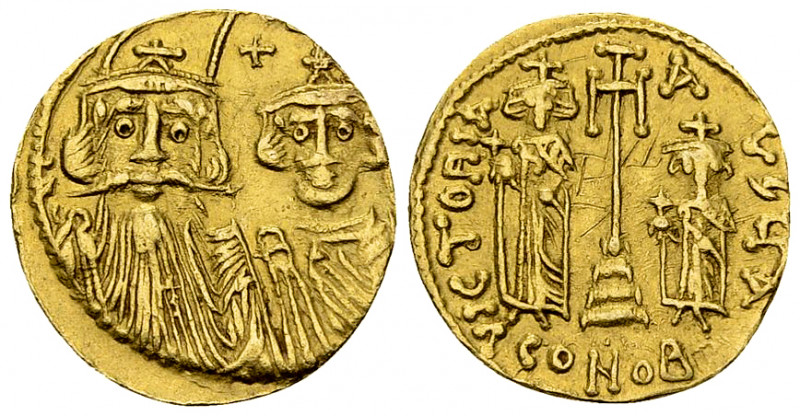 Constans II AV Solidus 

Constans II (641-668 AD). AV Solidus (19 mm, 4.39 g),...