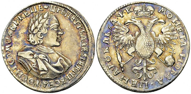 Peter I AR Rouble 1720 

Russia. Peter I (1699-1725). AR Rouble ≠AΨK (1720) (4...