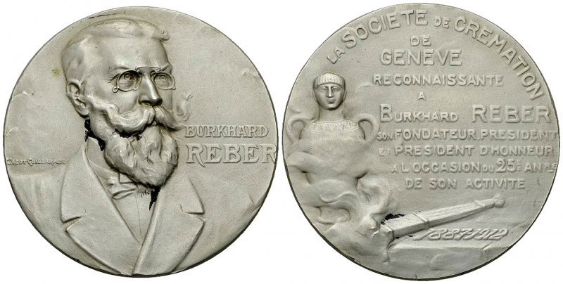 Genf, AR Medaille 1912, Burkhard Reber 

Schweiz, Genf /Genève. AR Medaille 19...