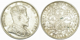 Straits Settlements AR Dollar 1903 

Straits Settlements. Edward VII. AR Dollar 1903 (26.79 g).
KM 25.

Good very fine.