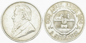 South Africaf AR 2 Shillings 1894 

South Africa. AR 2 Shillings 1894 (11.24 g).
 KM 8.2.

Very fine.