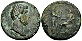Aelius AE "Sestertius", later aftercast 

Aelius, after Giovanni Cavino (1500-1570). Paduan AE "Sestertius" (36 mm, 33.53 g). 
Obv. L AELIVS CAESAR...