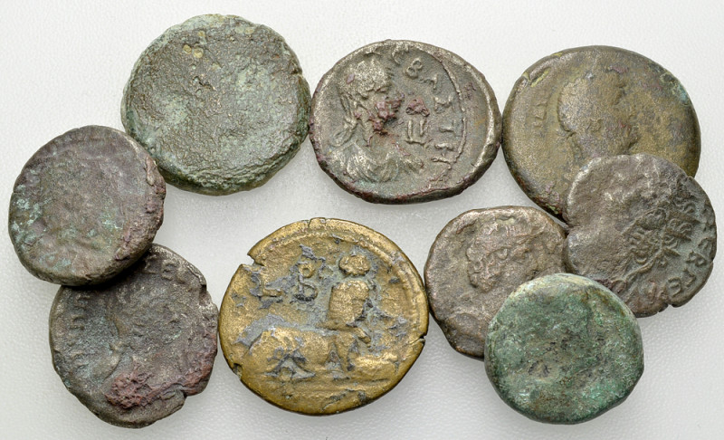 Roman Egypt, Lot of 9 coins 

Roman Egypt. Lot of 9 coins.

Fair to very fin...