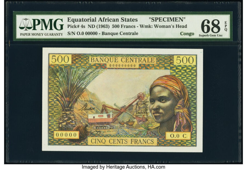 Equatorial African States Banque Centrale des Etats de l'Afrique Equatoriale 500...