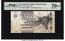 Faeroe Islands Foroyar 200 Kronur 2011 Pick 31 PMG Gem Uncirculated 70 EPQ S. 

HID09801242017

© 2020 Heritage Auctions | All Rights Reserved