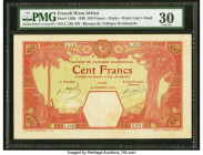 French West Africa Banque de l'Afrique Occidentale 100 Francs 24.9.1926 Pick 11Bb PMG Very Fine 30. Stains.

HID09801242017

© 2020 Heritage Auctions ...