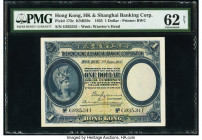 Hong Kong Hongkong & Shanghai Banking Corp. 1 Dollar 1.6.1935 Pick 172c PMG Uncirculated 62 Net. Repaired.

HID09801242017

© 2020 Heritage Auctions |...
